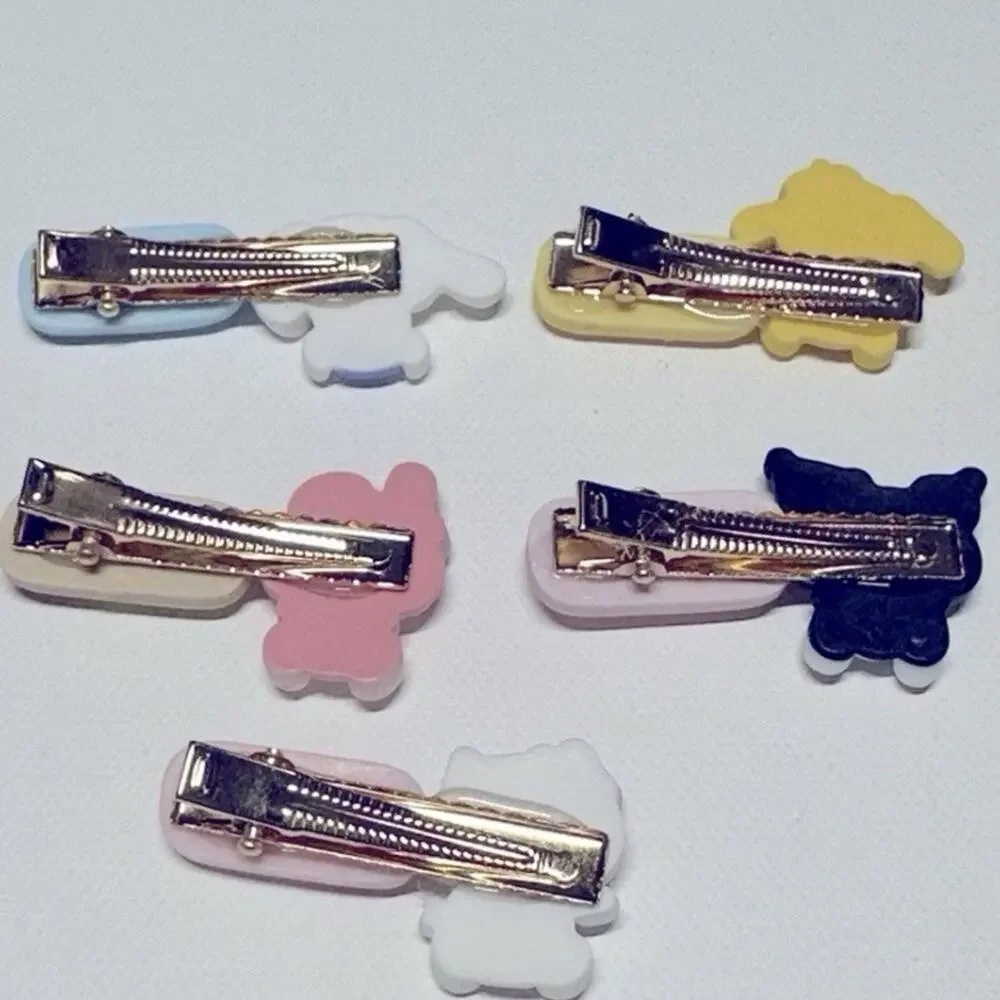 Sanrio NEW Hair Clips Hello Kitty 5-Piece Hair Accessory HELLO KITTY & Friends